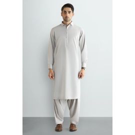 Light Beige Wash & Wear Shalwar Kameez