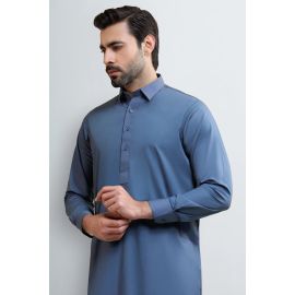 Grey Wash & Wear Shalwar Kameez