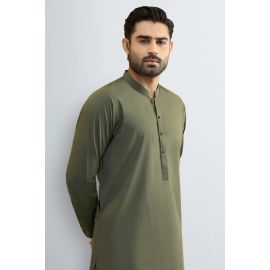 Green Wash & Wear Shalwar Kameez