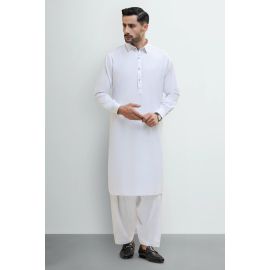 White Wash & Wear Shalwar Kameez
