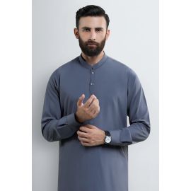 Charcoal Wash & Wear Shalwar Kameez