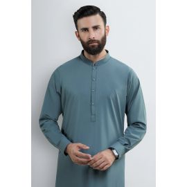 Green Wash & Wear Shalwar Kameez