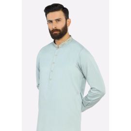 Light Green Wash & Wear Shalwar Kameez