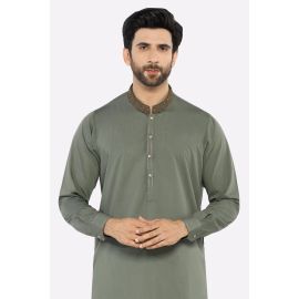 Green Wash & Wear Shalwar Kameez