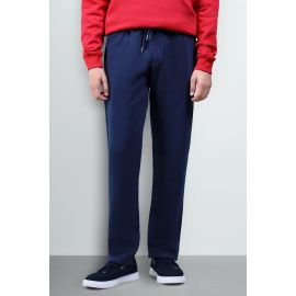 Navy Casual Knitted Trouser