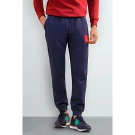 Navy Blue Casual Knitted Trouser