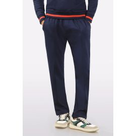 Navy Blue Casual Knitted Trouser