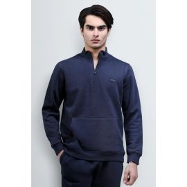 Charcoal Quarter Zip Sweatshirt