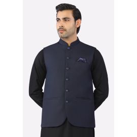 Navy Blue Waistcoat
