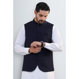 Navy Blue Waistcoat