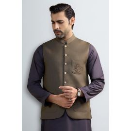 Olive Waistcoat