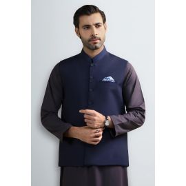Navy Blue Waistcoat