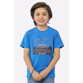 Royal Blue Graphic Printed T-Shirt