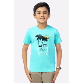 Palm Tree Graphic Print T-Shirt