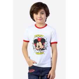 Mickey World Graphic Printed T-Shirt