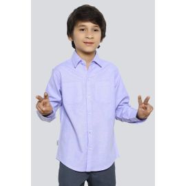 Purple Plain Casual Shirt