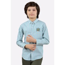 Green Bengal Stripes Casual Shirt
