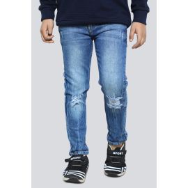 Blue Relaxed Fit Denim Jeans
