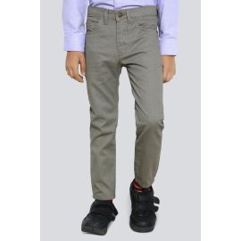 Beige Slim Fit Chino Trouser