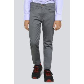Grey Slim Fit Chino Trouser