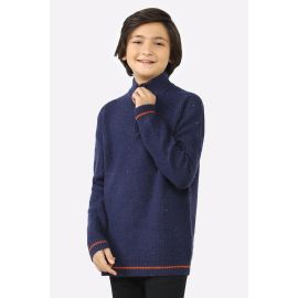 Navy Blue Knitted Boys Sweaters