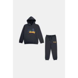 Graphic Printed Hoodie With Sweatpants