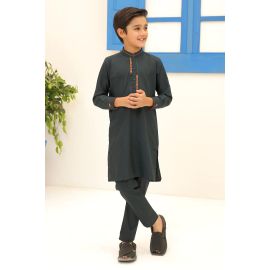 Boys Sea Green Kurta Pajama