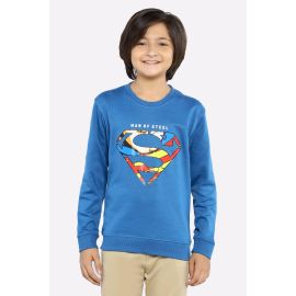 Super Man Printed Boys Sweatshirt