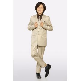 Boys 3-Piece Suiting Set in Fawn