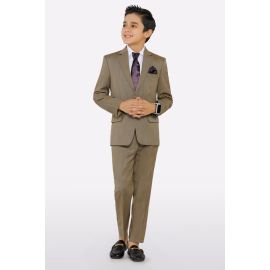 Beige Suiting for Boys