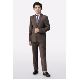 Brown Suiting for Boys