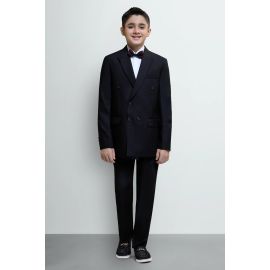 Black Suiting for Boys