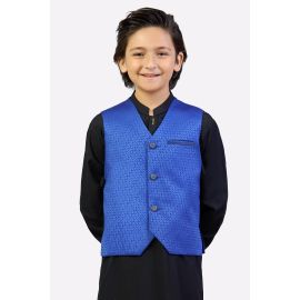 Boys Royal Blue Waistcoat