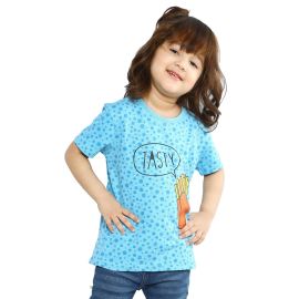 Girls T-Shirt In Turquoise SKU: KGA-0225-TURQUOISE