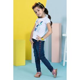 Girls T-Shirt In White