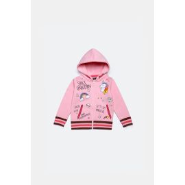 Unicorn Graphic Girls Hoodie