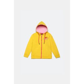 Mustard Graphic Girls Hoodie