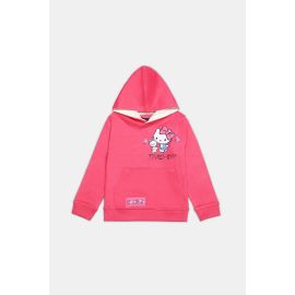 Graphic Printed Girls Hoodie