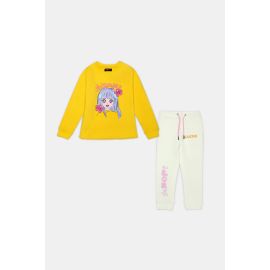 Graphic Girls Sweatshirt With Trouser