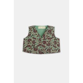 Green Infant Girl Waistcoat