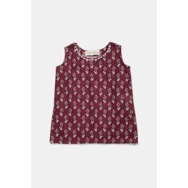 Purple Printed Infant Kurti