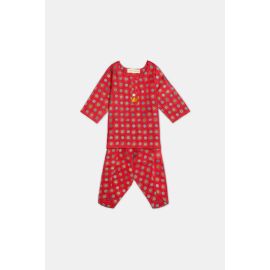 Pink Printed Infant 2PC