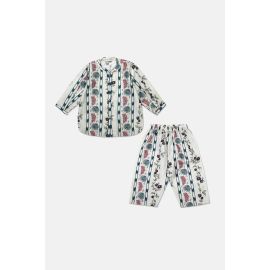 Printed Teal Infant 2PC