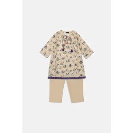 Printed Fawn Girls 2PC