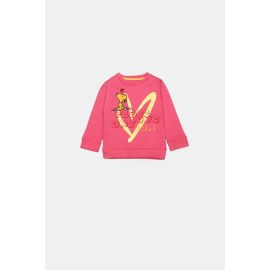 Snoopy Graphic Print Girls Sweatshirt