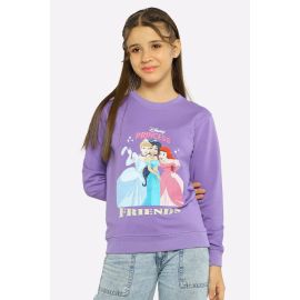 Princess Graphic Printed Girls Sweatshirt