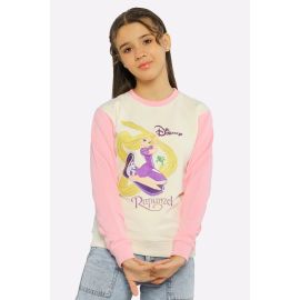 Rapunzel Graphic Printed Girls Sweatshirt