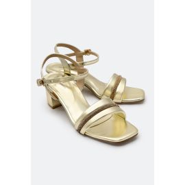 Golden Ladies Formal Heels