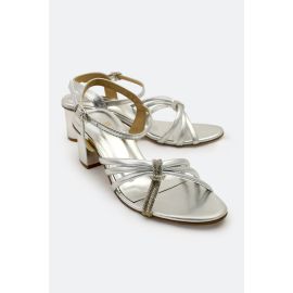 Silver Ladies Formal Heels