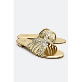 Golden Ladies Formal Slippers
